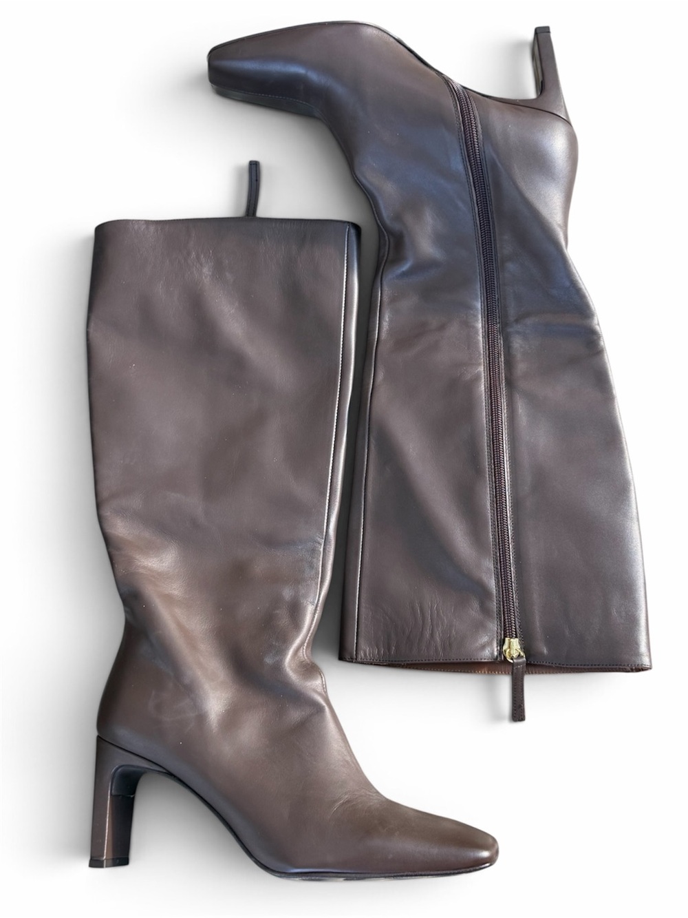 NWOT! Alohas Isobel Boots in Coffee Brown Leather